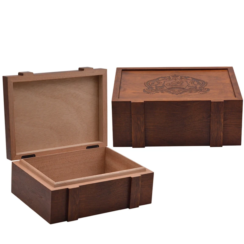 
Customized wholesale wood package box with logo 