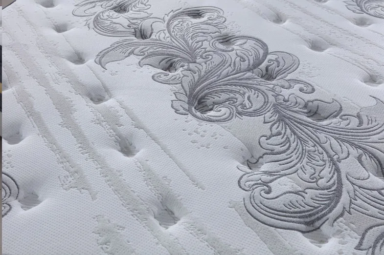 Luxury 7 Zone Pocket Spring Bed Mattress Queen Size Latex Roll Up Mattress In Box Colchon