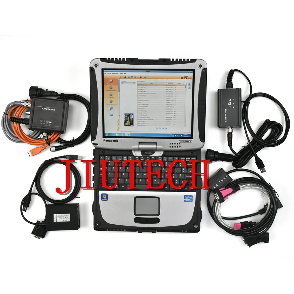 Laptop Diagnostic tool original Still forklift canbox 50983605400 Jungheinrich Judit Incado box Linde canbox doctor pathfinder