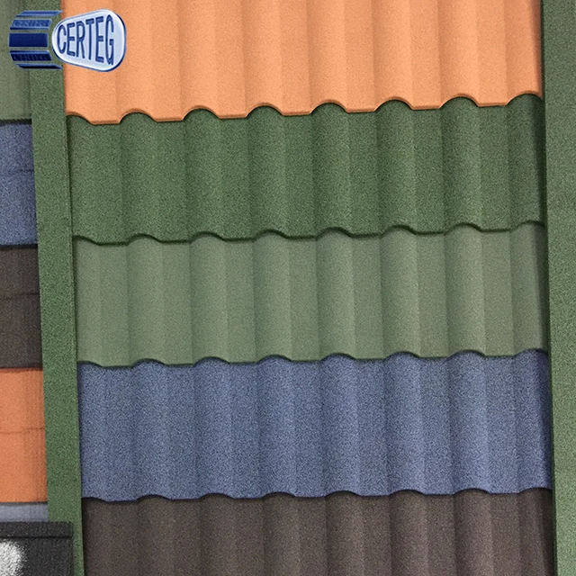 Types of Aluminium Roofing Sheets galvanised Roof Tile stone Tiles in Nigeria