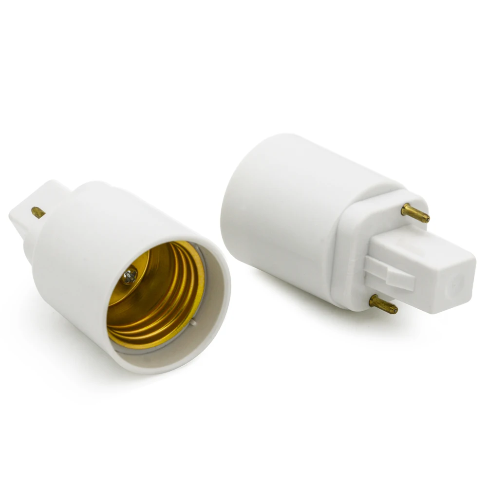 Hot Seller PBT Anti-Fire G24D Convert to E27 Socket G24 to E27 Adapter