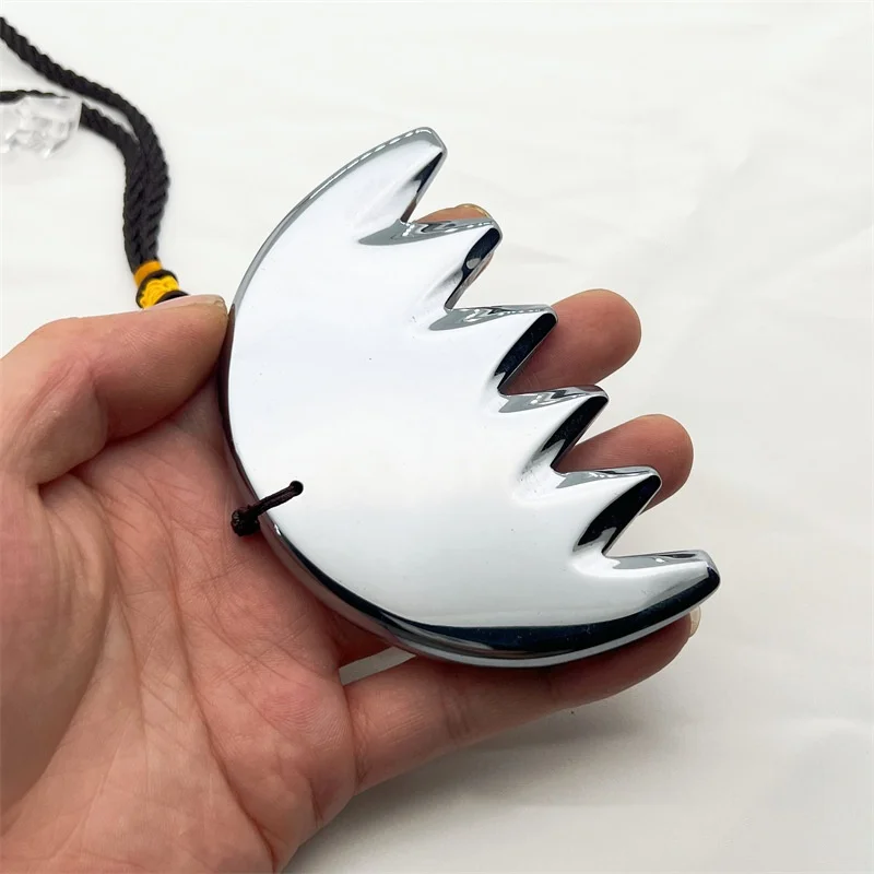 Natural Energy Stone Terahertz Massage Lightweight Portable Shaving V Face Beauty Grooming Six Teeth Scraping Scalp Comb