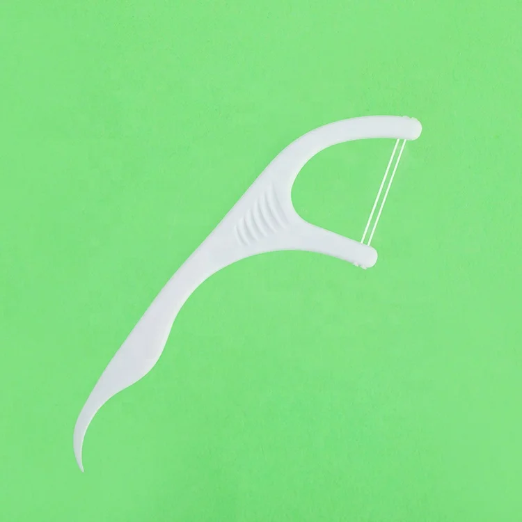 two strings thread dental floss OEM/ODM factory PS handle 90pcs/bag