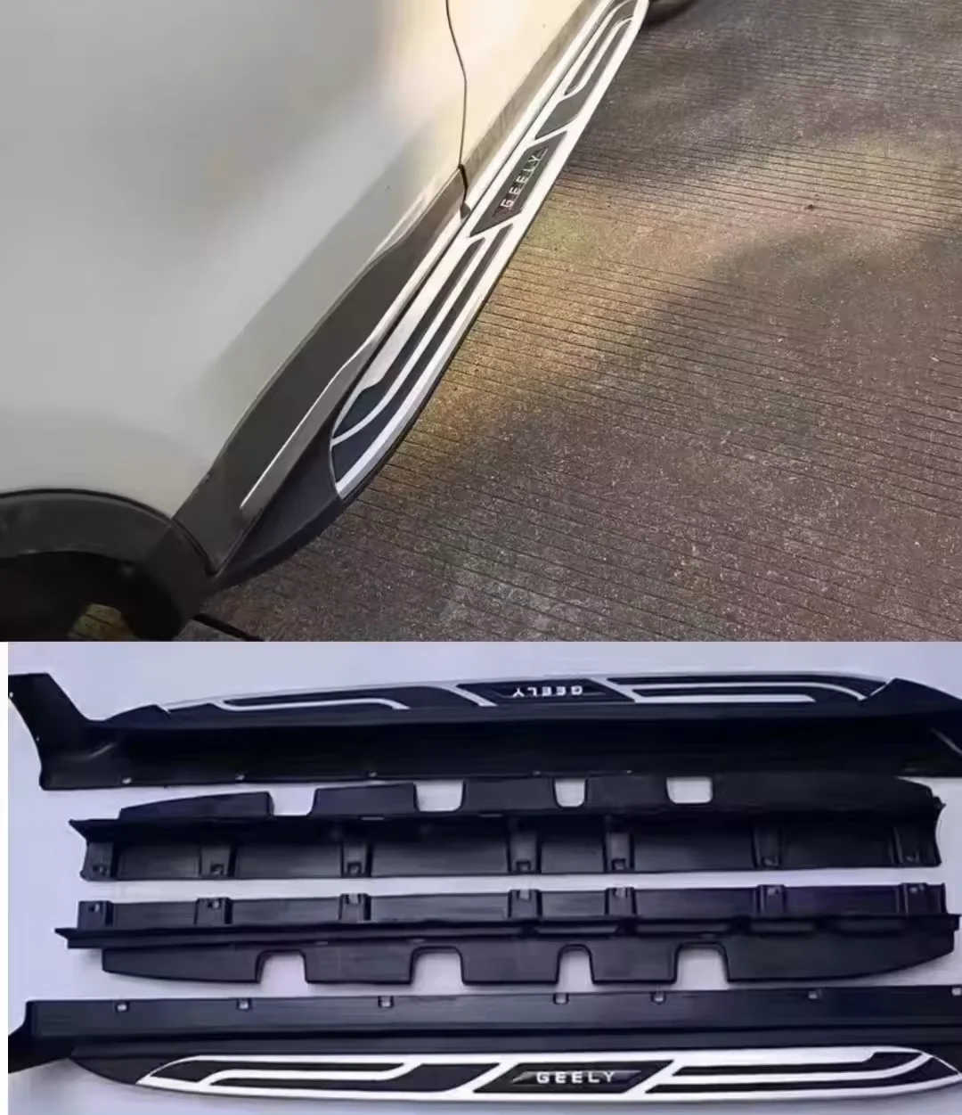 Body parts foot side step Auto Chassis Parts Running Boards Side Step For Geely Bo Yue Proton X70 2016-2023