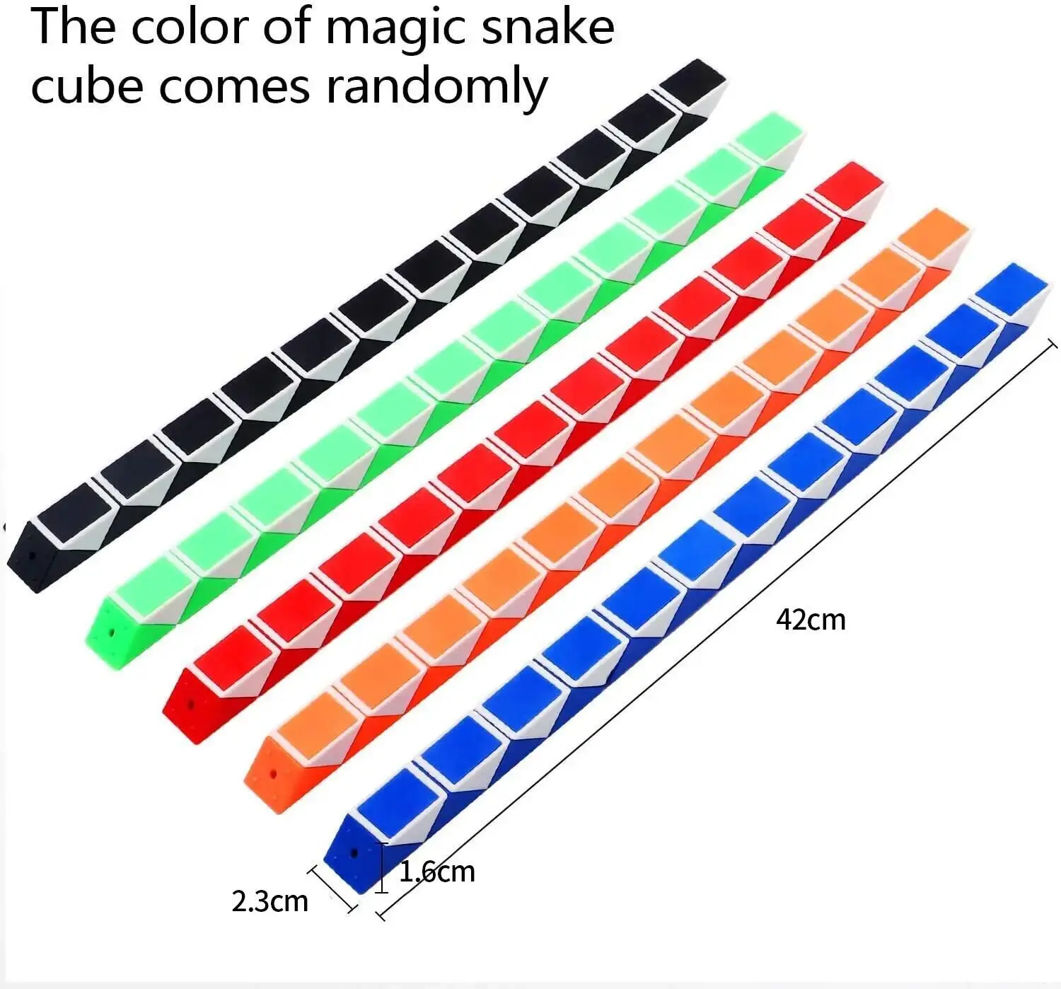 Magic cube Snake Ruler 24 wedges Twist Puzzle Funny Fidget Cube Hand Spin Anti-stress Toys