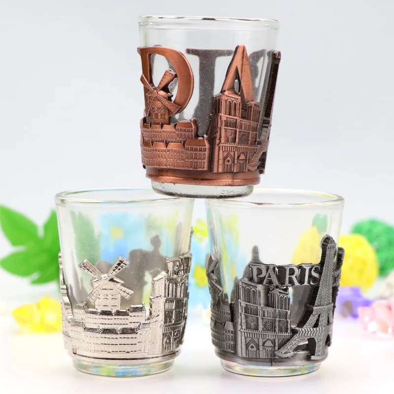 
personalized solid copper ice shot glass creative soju shot glass wholesale metal cute shot glasses 