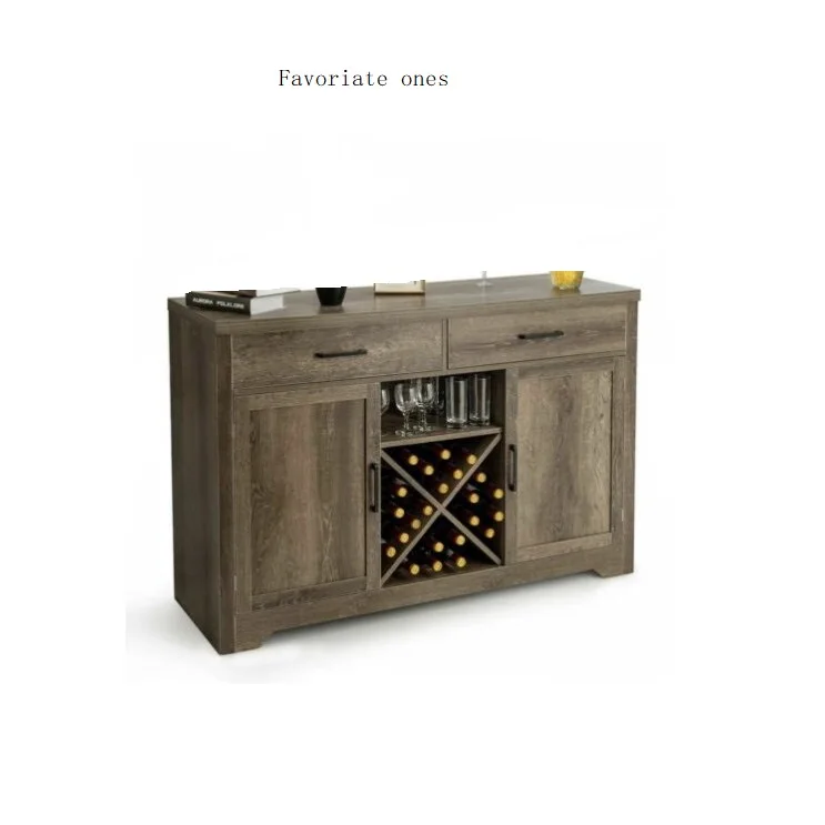
Retro style new hot selling wooden sideboard console with storage cabinet with 2 drawers 
