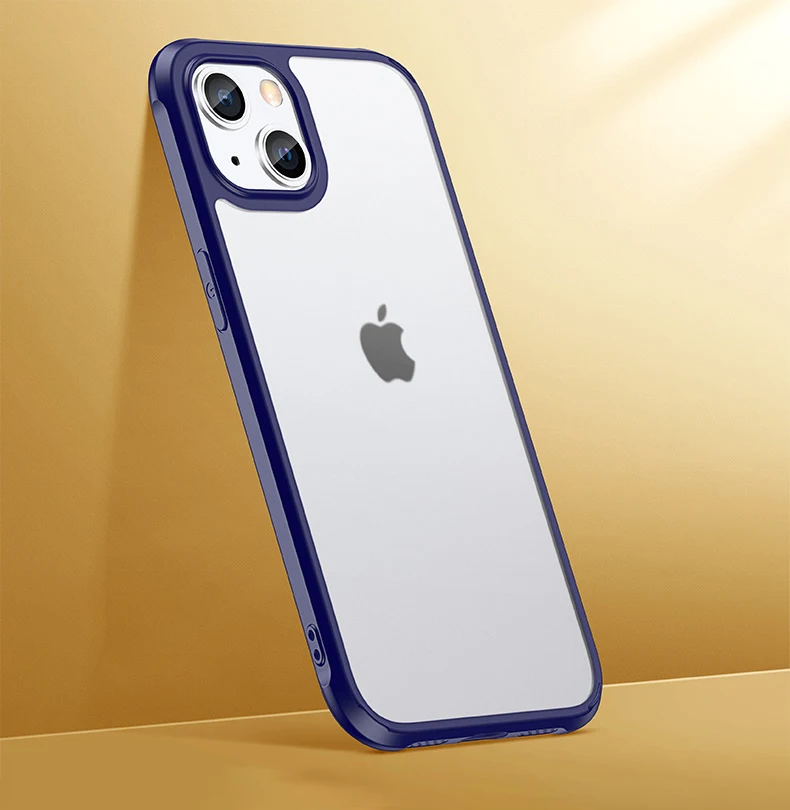 Fashion Clear Transparent Soft Tpu Anti-scratch Shock Absorption Phone Case For Iphone 12 13 Pro Max