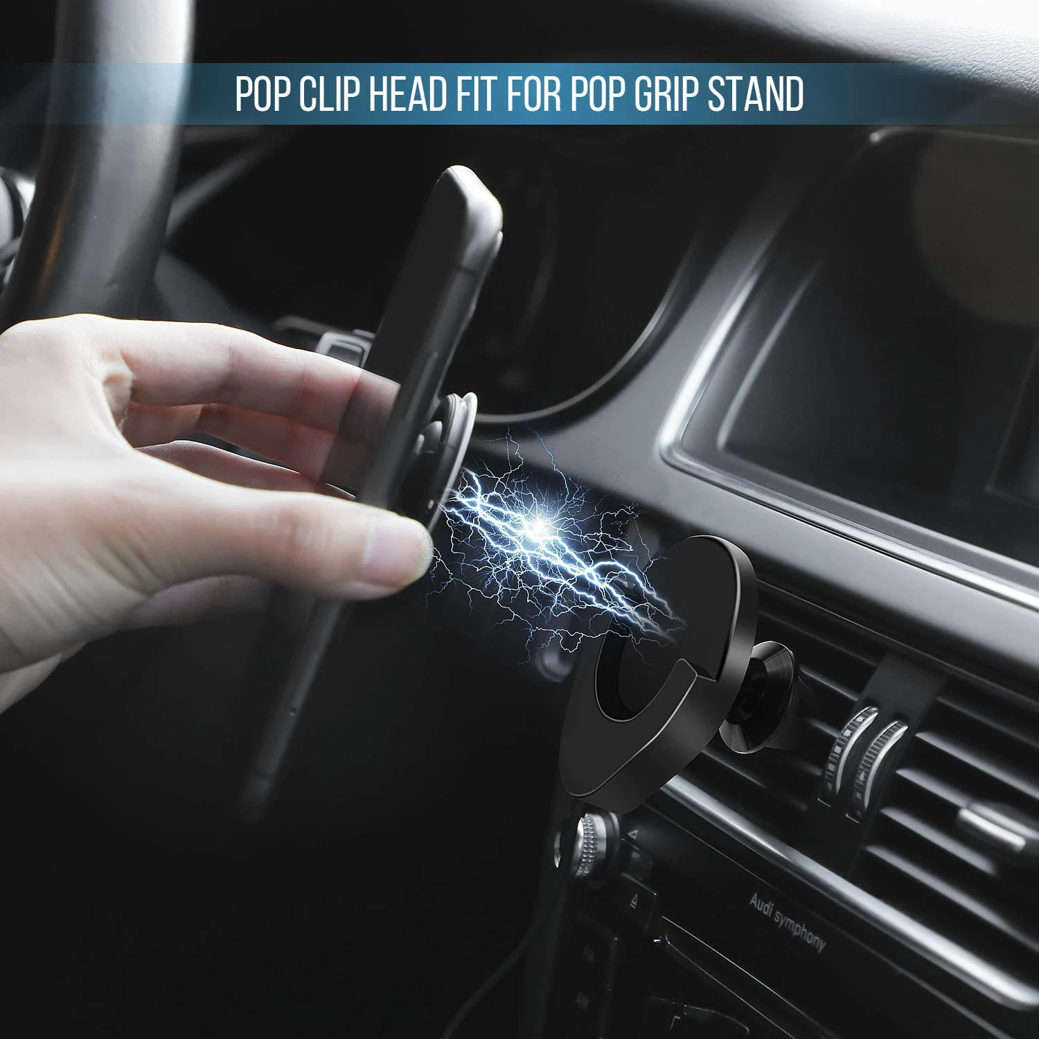 2020 trends Беспроводное зарядное устройство Быстрая зарядка Pop Socker автомобильное крепление для Iphone 11 pro/samsung s10