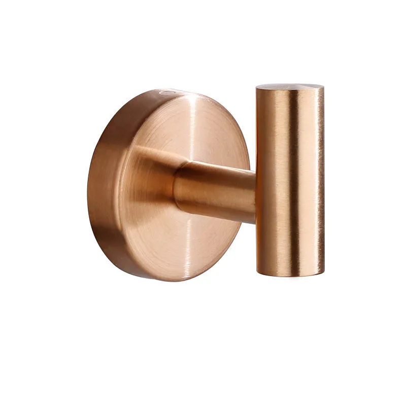 Wall Towel Hooks Coat Hook Bathroom Rose Gold Robe Hook SUS 304 Stainless Steel Heavy Duty Door Hanger for Bathroom Kitchen