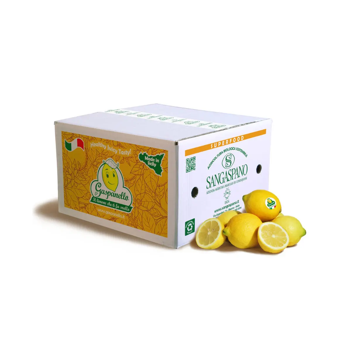 Fresh Lemon in Original Box of 12kg Citrus Fruit by Italy Request your Special Offer