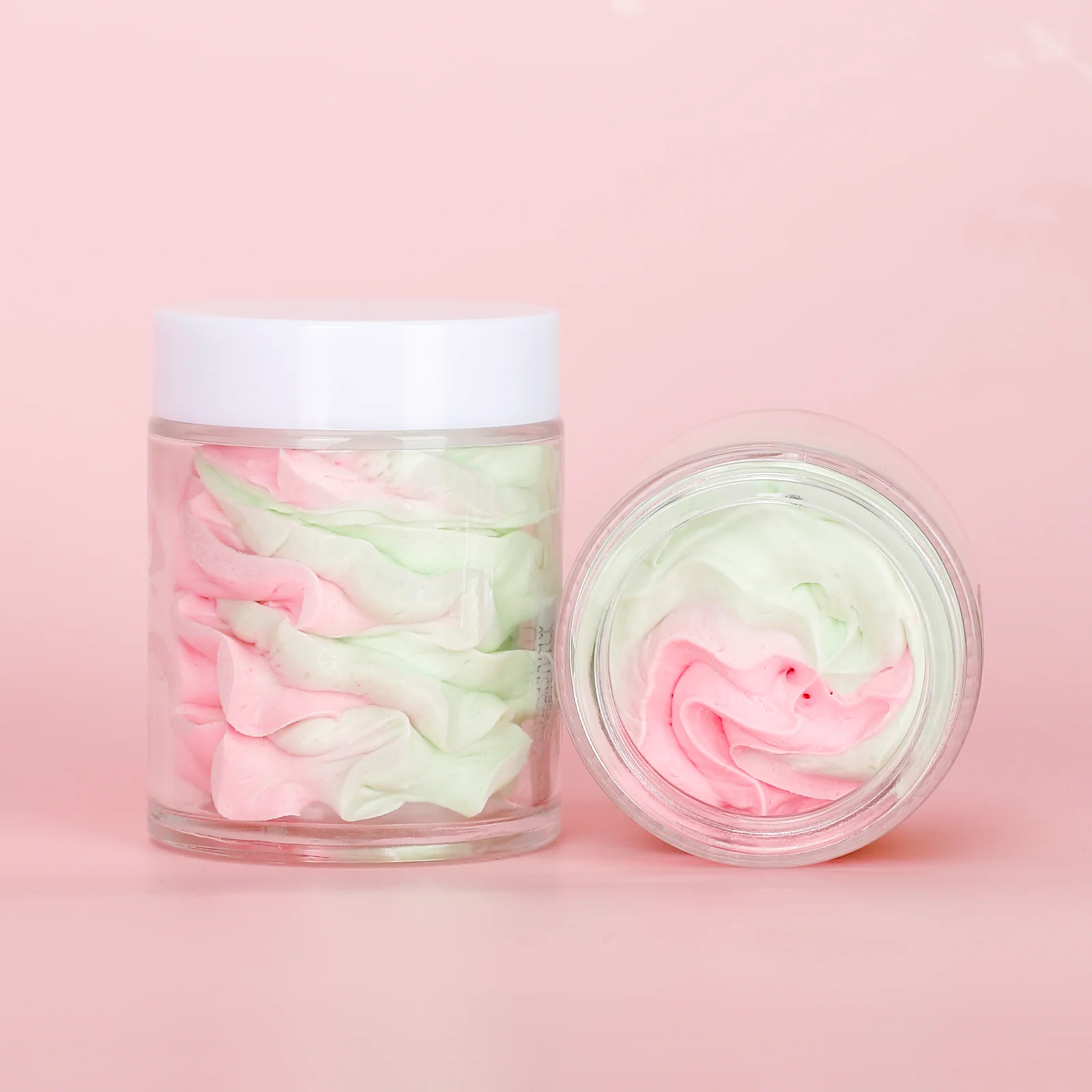 OEM 2 Colors Whipped Body Butter Oil Based Moisturizing Soft Body Skin Hair Care Fruit Butter