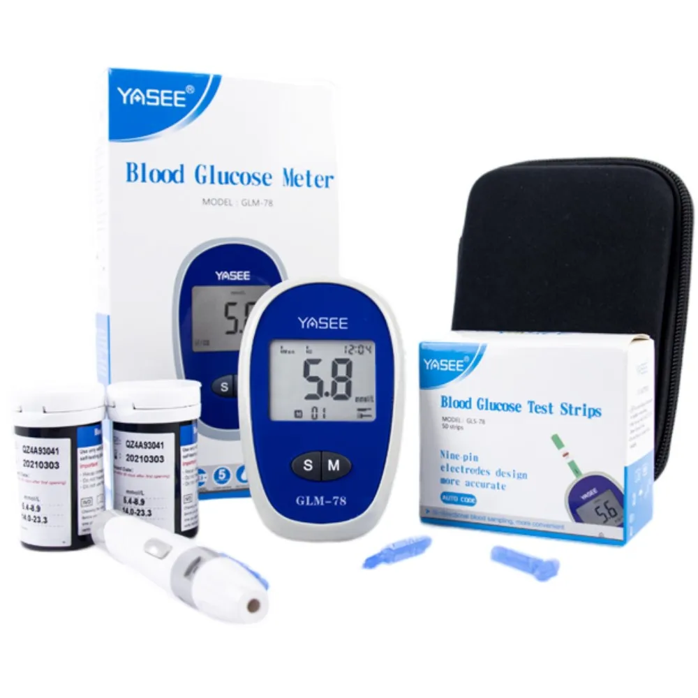 Hot Sell Fast Delivery Diabetic Blood Sugar Glucose monitor System Uric Acid Meter