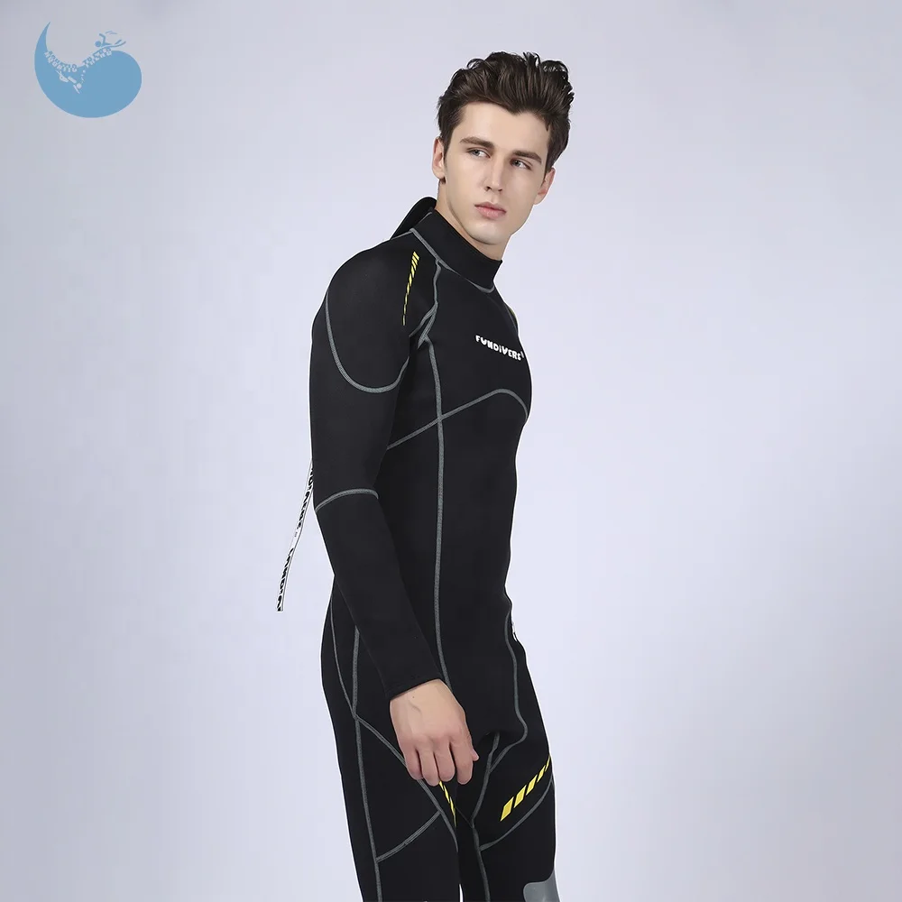 Wholesale Custom 3MM Warm Jumpsuits Surfing Swimsuit Rubber Diving Suit Men Swimwear Neoprene Wetsuit Jacket