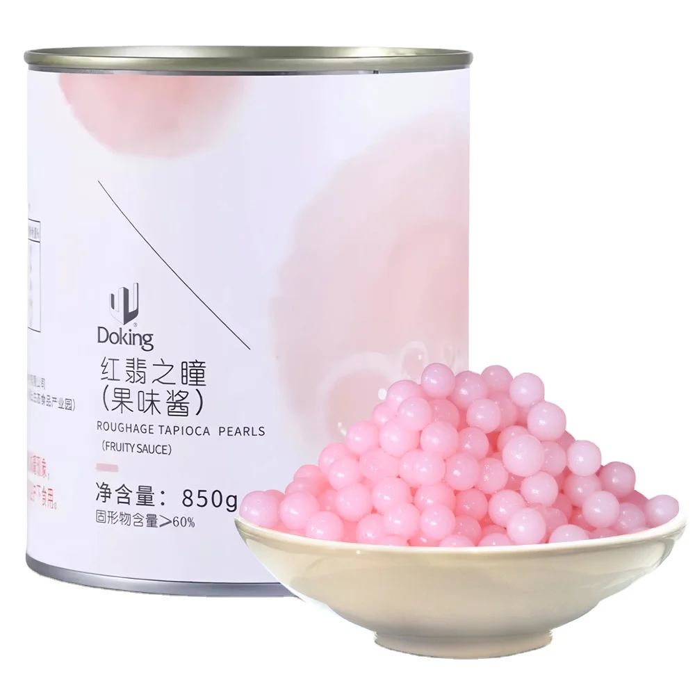 Doking factory hot selling sell Popping bobo fruit flavor Popping boba exploding bursting boba tapioca pearls
