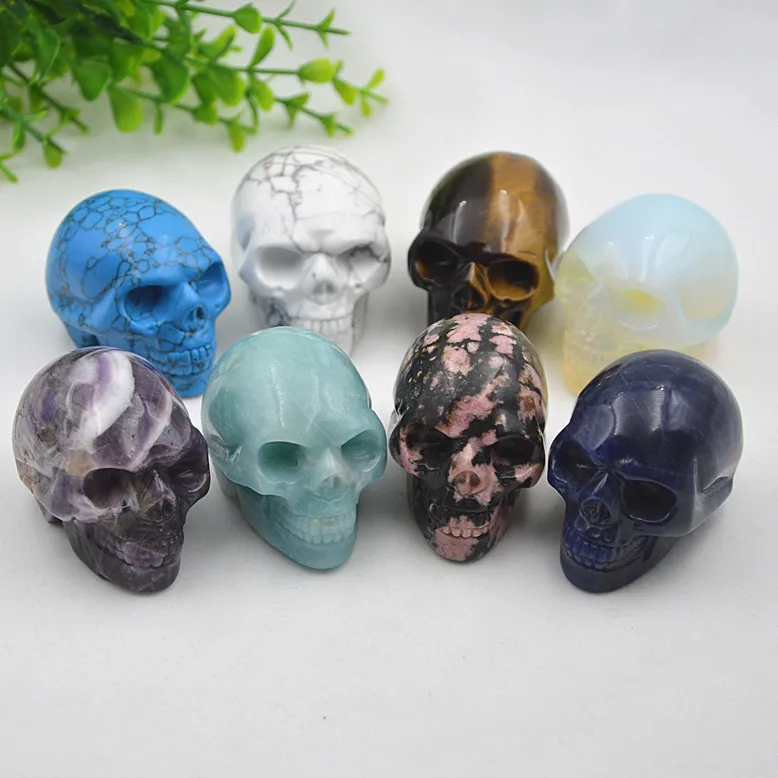 1.0 Inch Lifesized Skulls Wholesale High Quality Crystal Carving Large Skulls Natural Healing Crystals
