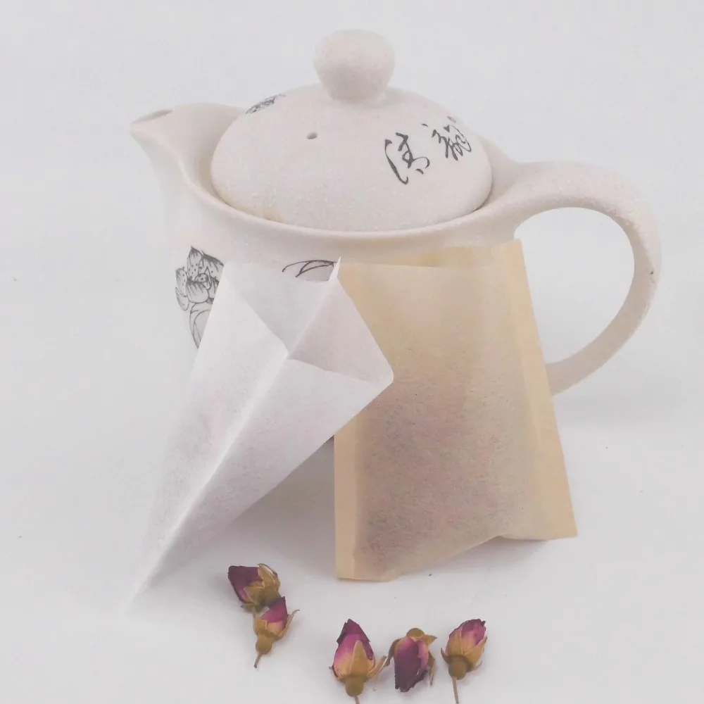 Wholesale Disposable Natural Filter Paper Heat Seal Empty Tea Bags