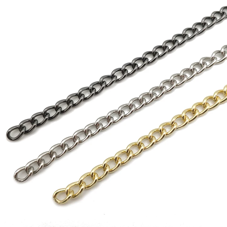 Custom Chain Manufacturer Wholesale Purse Gold Plate Iron Chain for Bag