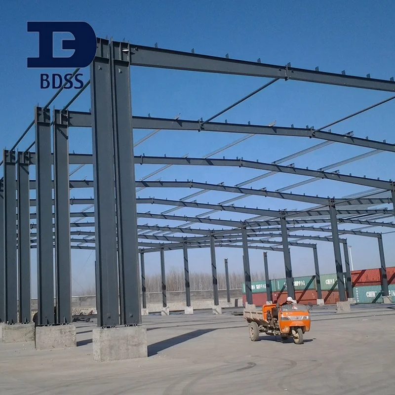 
light prefab warehouse steel structure drawing 