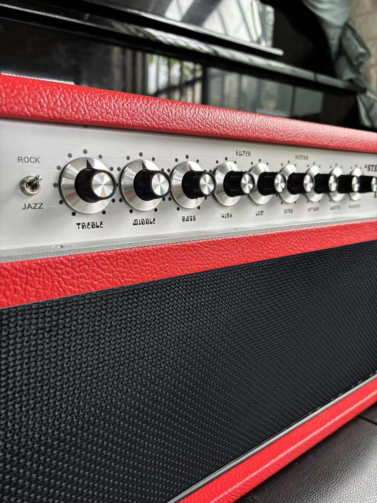 Профессиональный трубчатый усилитель для гитары 100 Вт Dumble TONE SSS100 стальной струнный клапанов в красном цвете