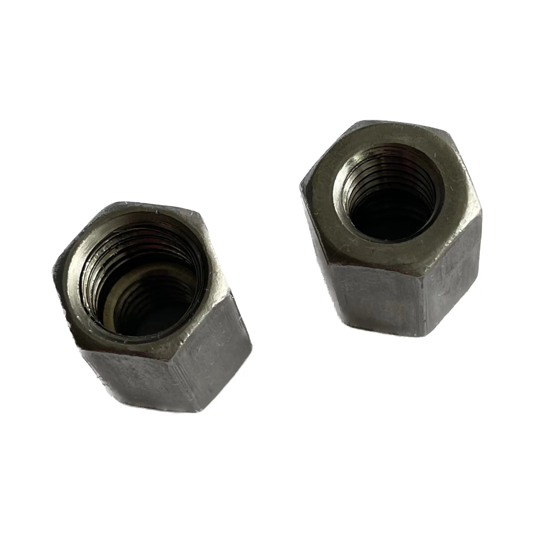 Длинная Шестигранная гайка M6 M8 M10 M12 M16 стальная Соединительная с внутренней резьбой