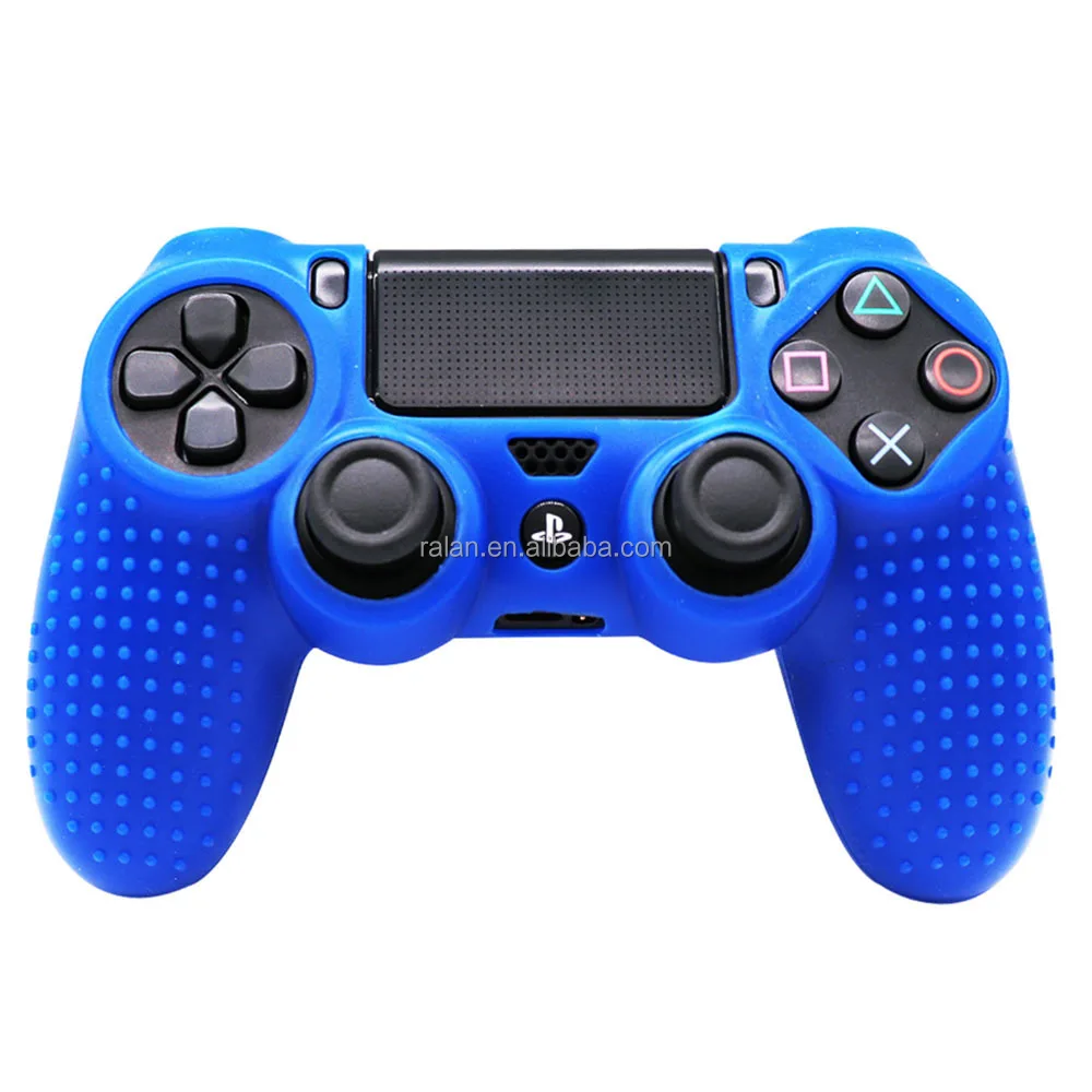 RALAN Low $1 dust ps4 cover anti-slip dots Silicone Case for Playstation 4 cover