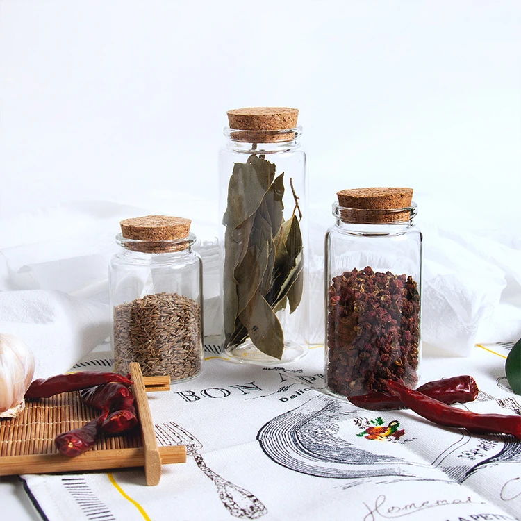Spcie Glass Tube Vial Jar Mini Glass Bottles Cork Tops For Camping Project Arts Crafts  Wedding Wishing