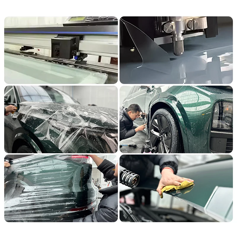 Car Paint Protection Film Tpu Ppf Clear Transparent Glossy Anti Scratch Self-Healing For Car Body