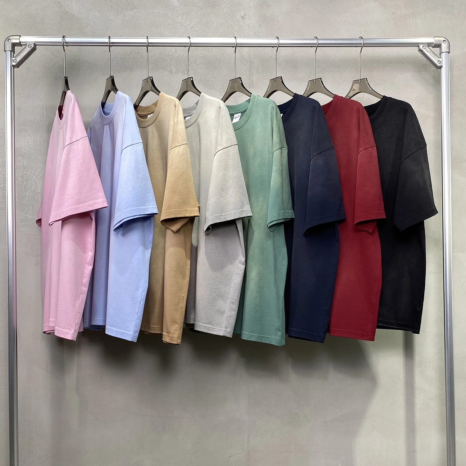 Wholesale 250gsm 100% Cotton T Shirt For Unisex Oversized Tshirts High Quality Mens Vintage Tshirts With Custom Logo