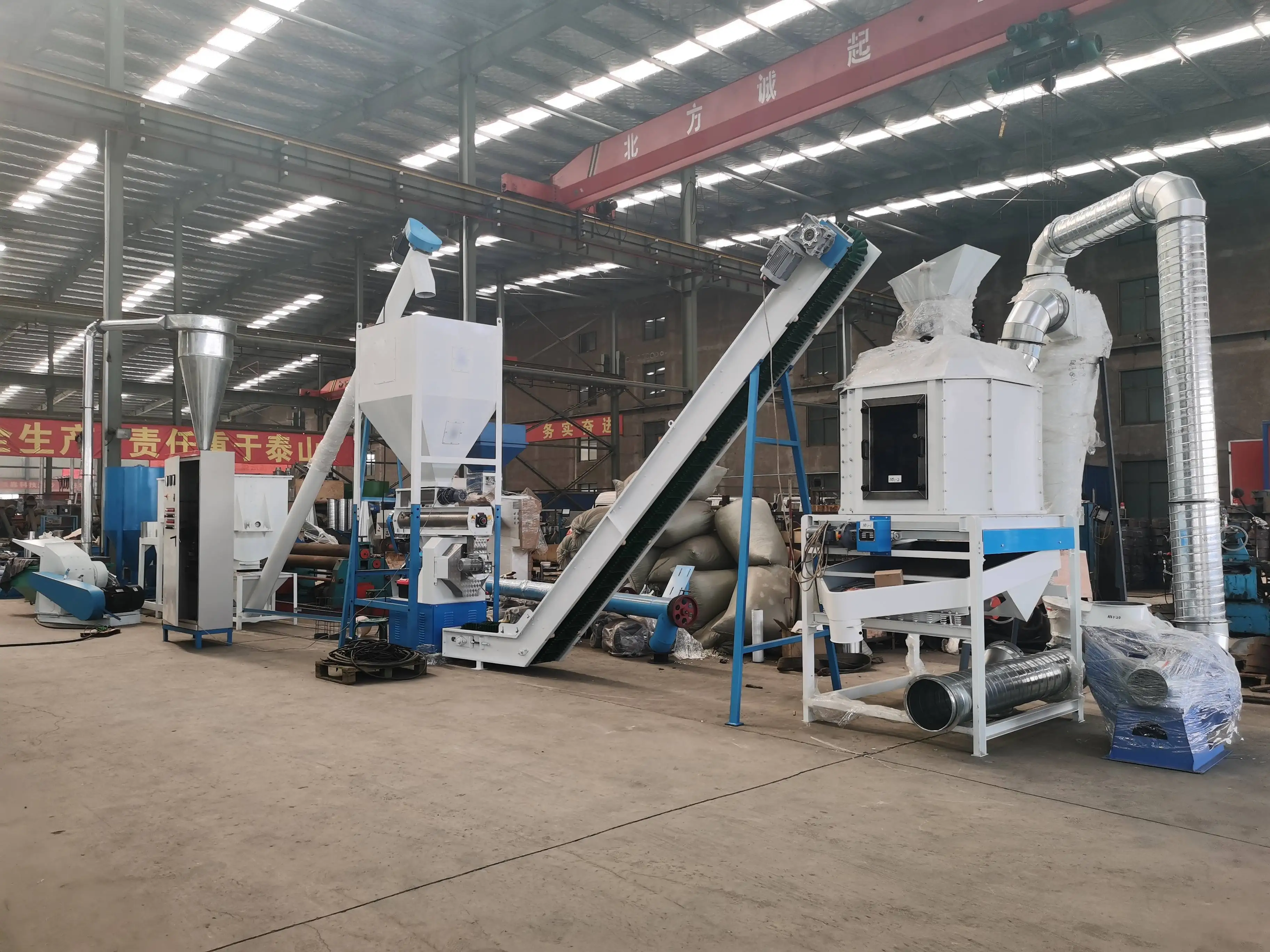 1 ton per hour turnkey business plan small poultry animal feed pellet processing plant project poultry feed line