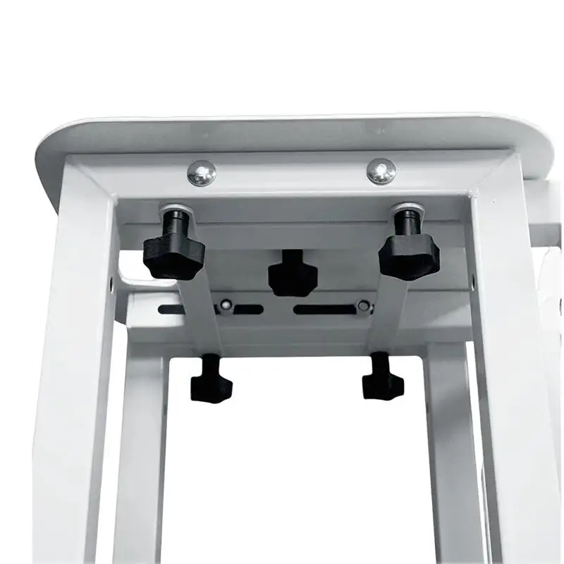 Totem DJ Speaker/Audio Stand with Detachable TV Mount includes two sets of scrims (black and white) and two travel bags