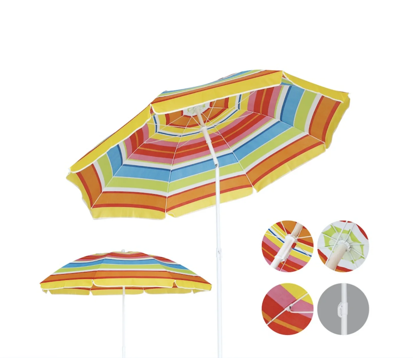 Складной зонтик от производителя, зонтик для сада, патио, пляжа, на заказ, для большого рынка, оптовая продажа