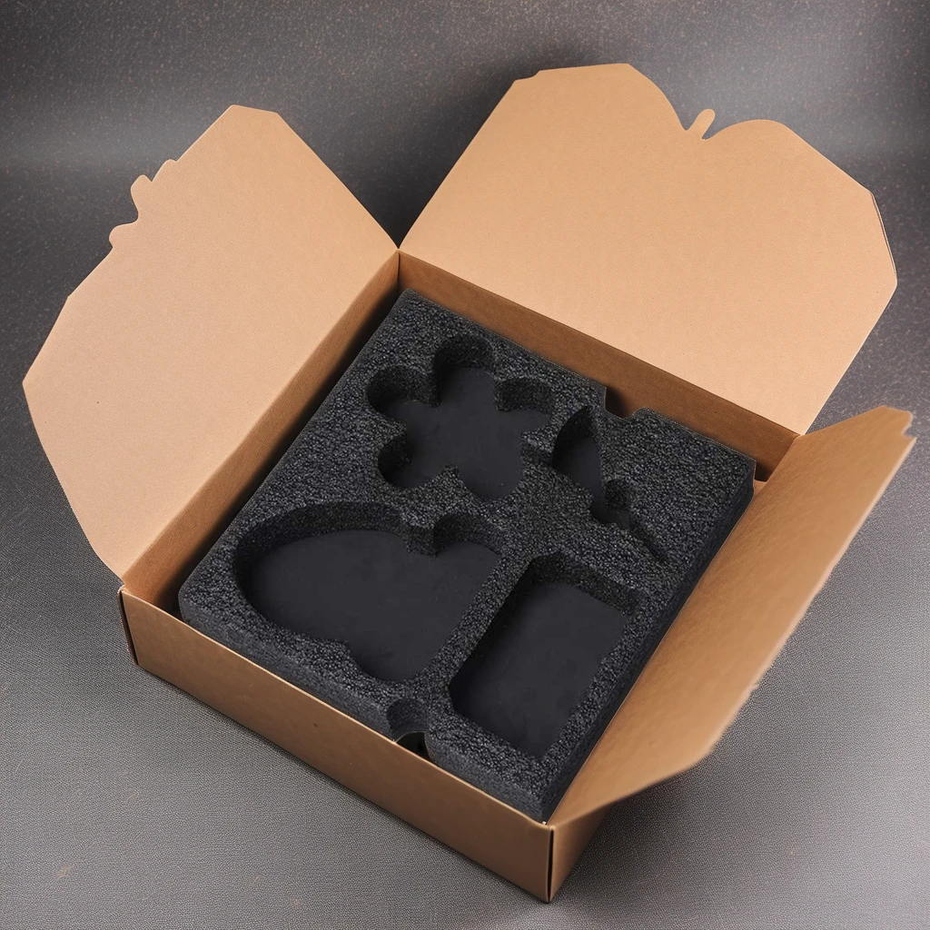 Customized EPE Foam Packaging Die Cut Gift Boxes with Anti Static PU/EVA Insert Tray Protective Film Sheet for Packing