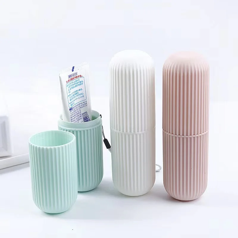 One Stop Shopping Bathroom Accessories Travel Toothbrush Storage Box Dust-proof Tooth Brush Holder  Toothbrush