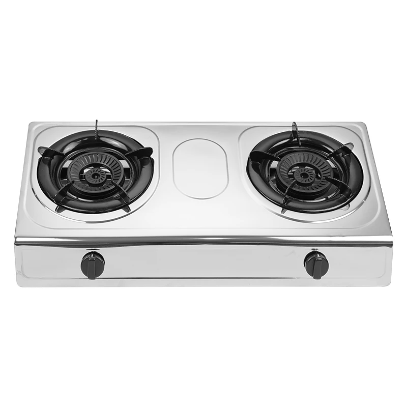 Household Kitchen Gas Cooker Portable Table Gas Hob 115Mm Cast Iron Burner Cooktop 2 Burner Gas Stove