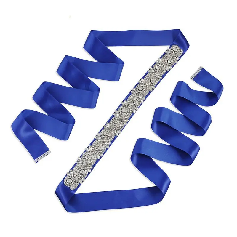 
Best Selling Crystal Beaded Bridal sash Belt Rhinestone Diamond Bridesmaids Wedding Evening Dress Sash Belt 