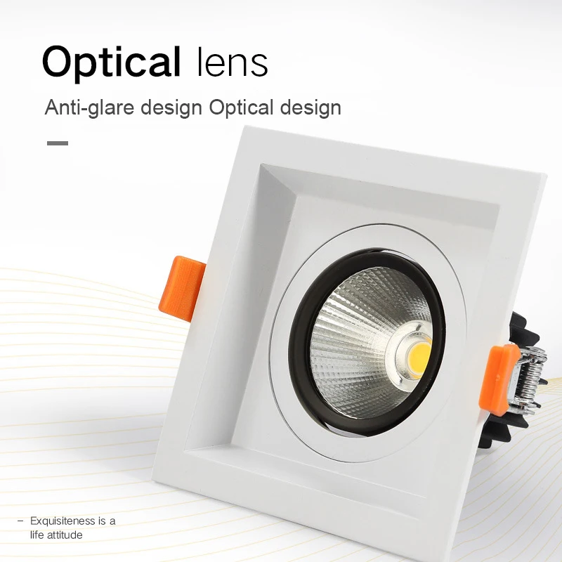 Commercial Double Lamps 30w Spot Lights Ceiling Recessed Die-casting Aluminum Cob Downlight