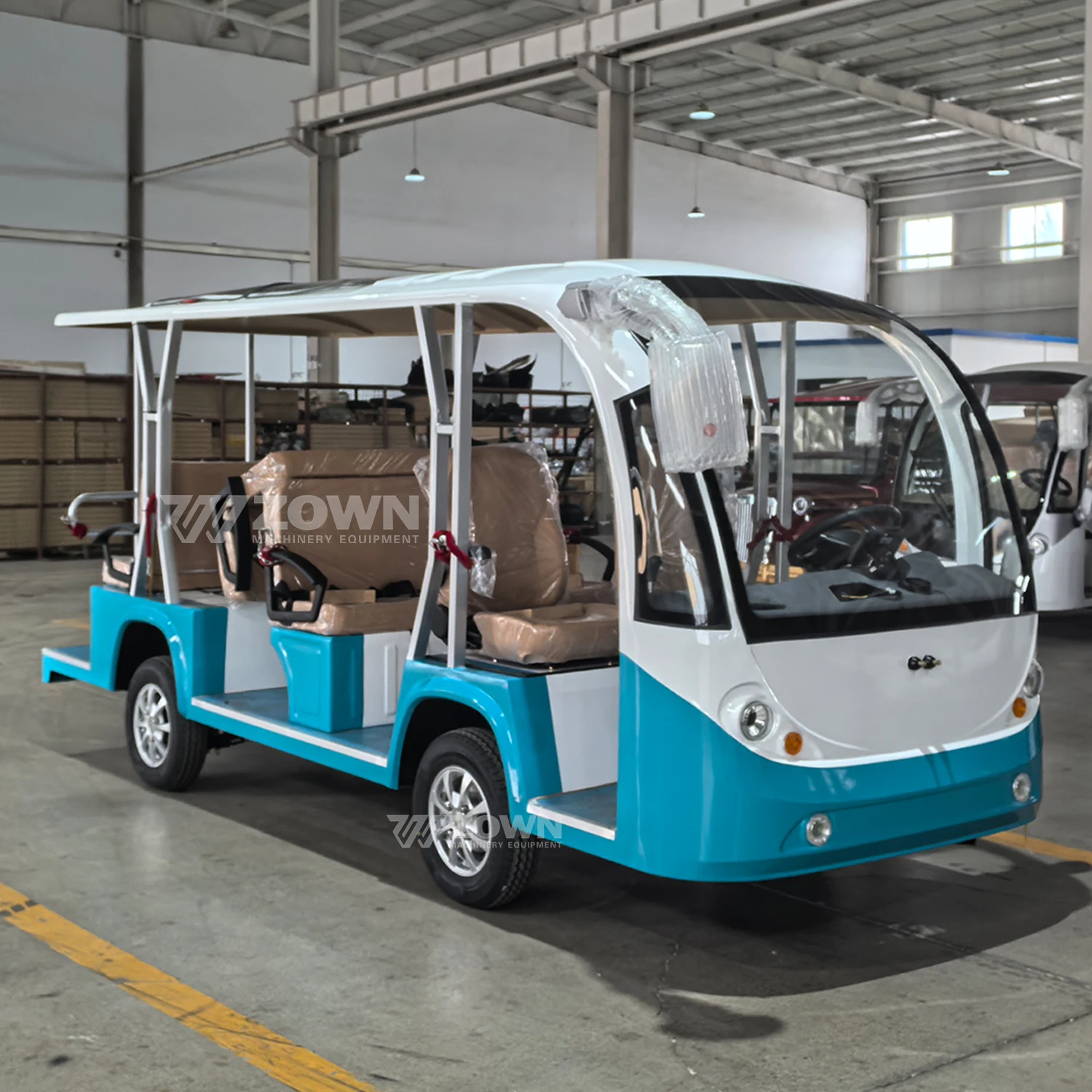 Hot Sale 11/ 14/ 17/20 Seat Electric Shuttle Bus Nature Park Used New Tourist for