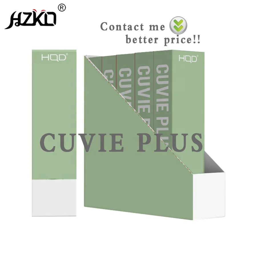 100% Оригинальный Лидер продаж HQD CUVIE PLUS 41 разных цветов 1200F коробка Прямая оптовая цена