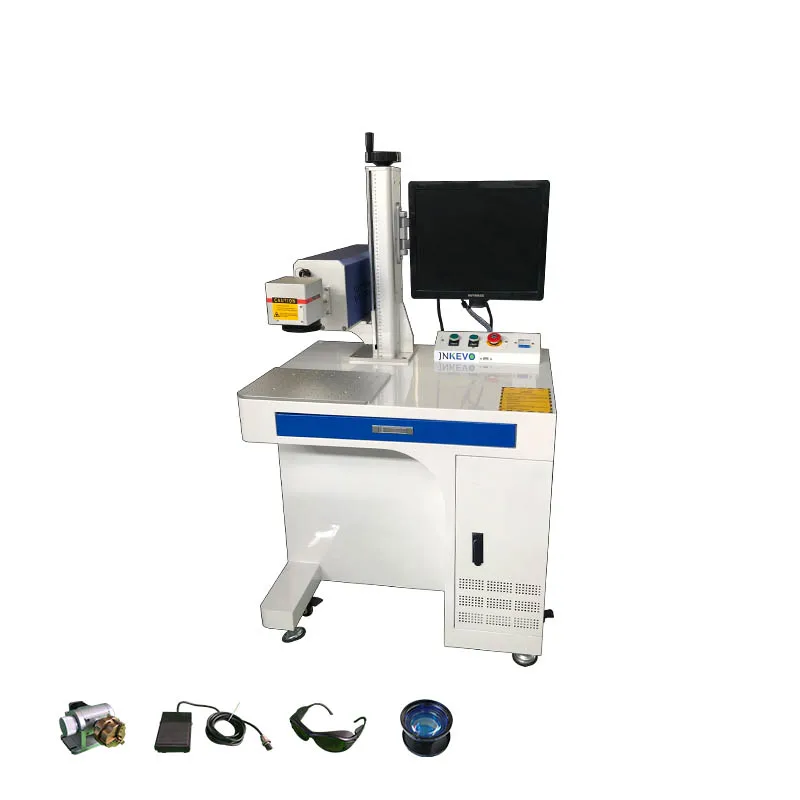 JNKEVO Mini Silicone ID Card Laser Engraver Carving Machine CO2 Plastic for Wood Acrylic PVC Leather Laser Marking Machine Price