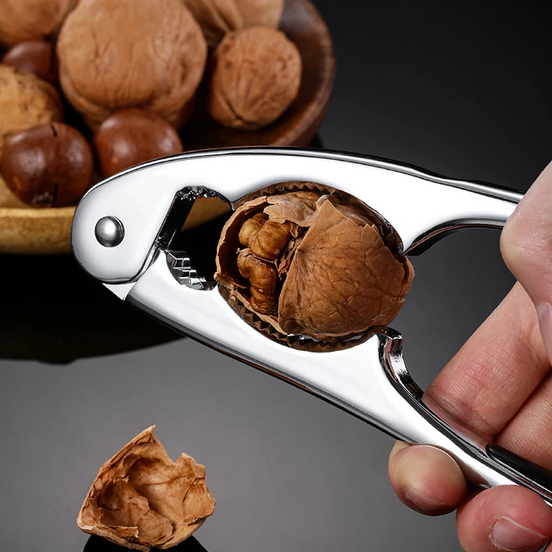 Hot Selling Zinc Alloy Walnut Cracker Nut Crusher Walnut Clips Household Kitchen Tools