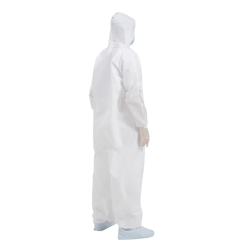 Type 5 6 PPE products protective suit protective coveralls disposable protective coverall with hood