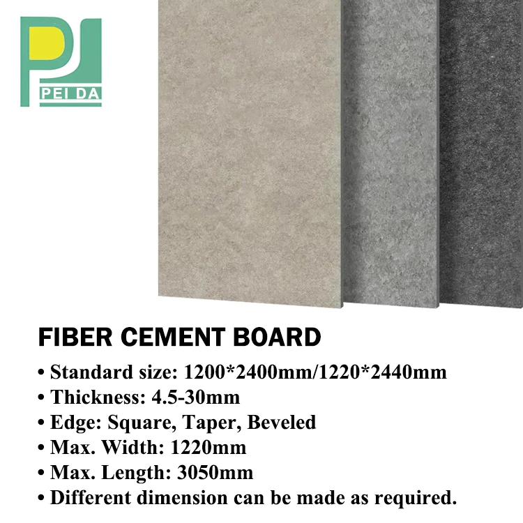 Building Materials High Density Reinforced Fiber Cement Board Low Price
