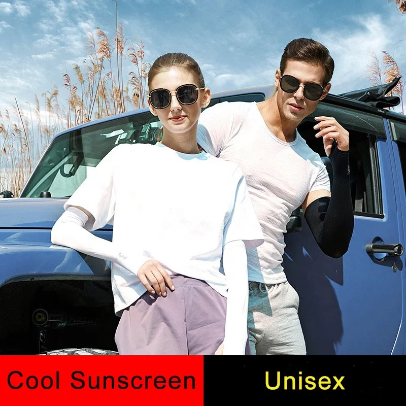 cooling sleeve summer uv protective breathable high elastic sleeves