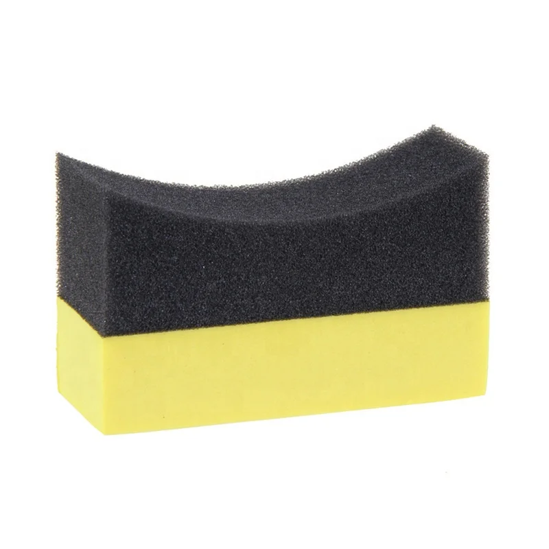 U-образная щетка для шин EVA, восковая пена, полировальная губка, чистящий инструмент, Бытовая Губка для мытья автомобиля, губки для восковой мойки