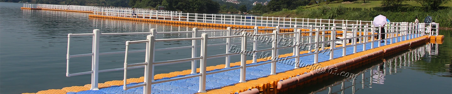 Modular floating bridge