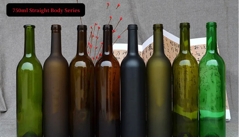 Manufacturer 375ml 500ml 1500ml classic design luxury beverage liquor wine gift glass bottles 750ml 75cl liquor with cork