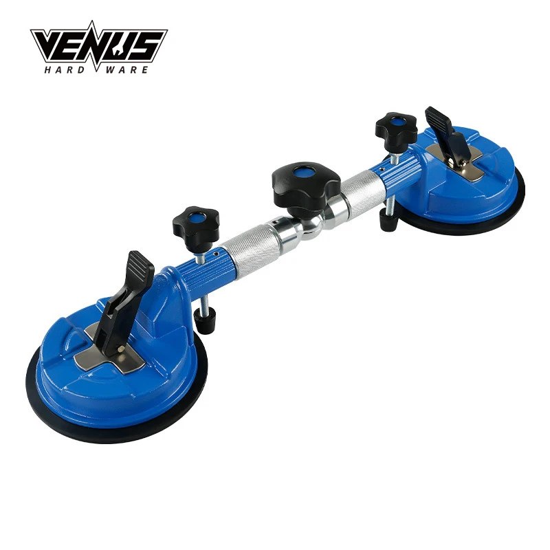 Высокое качество, Двойная Вакуумная присоска, двухручной Регулируемый подъемник для камня, керамическая плитка, стеклянная присоска, алюминиевый инструмент