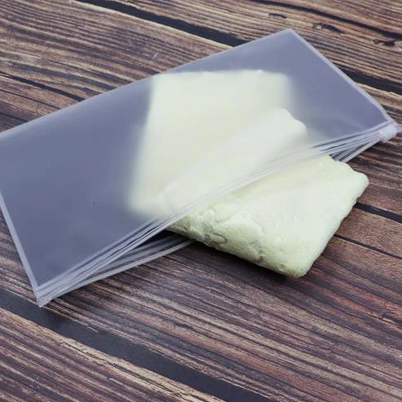 Custom Logo Printed Reusable Packaging Plastic Frosted Zip Lock Zipper Pouch Ziplock Bag Storage Organizer For Clothing