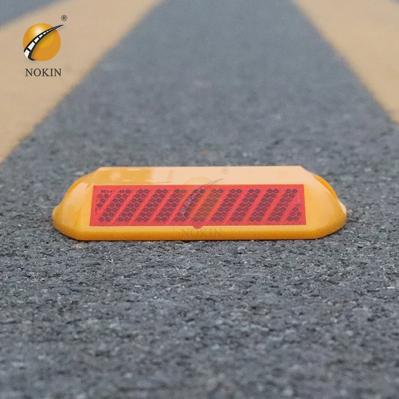 Янтарный дорожный знак безопасности «кошачий глаз»